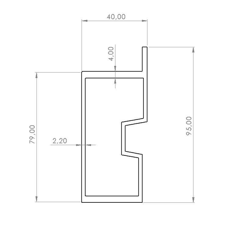 Cassettevloer profielen