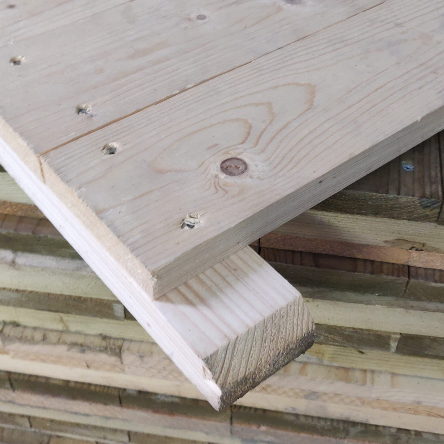 Vlondervloer / houten tentvloer